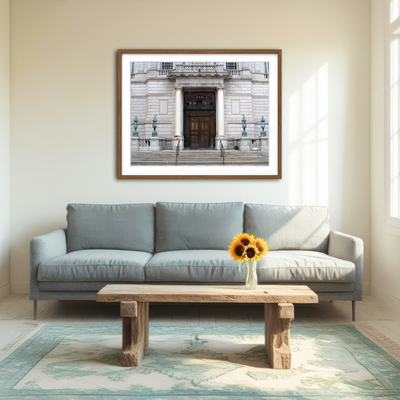 AUTO-MOCKUP ROOM | Hartford Connecticut Town Hall Wall Art