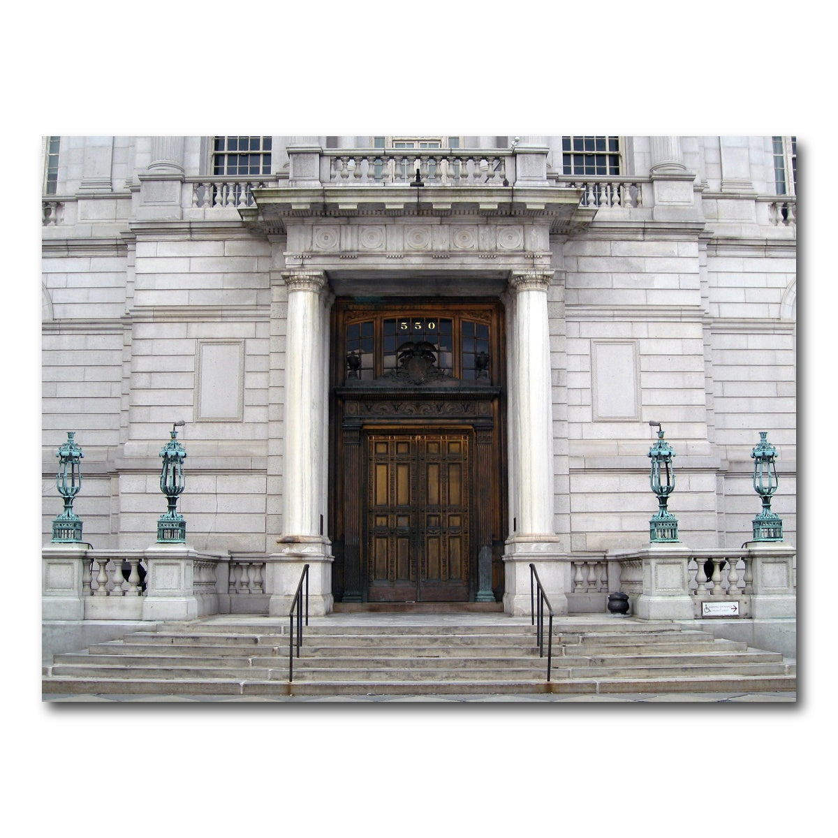 AUTO-MOCKUP WHITE | Hartford Connecticut Town Hall | 1 Piece | Gallery Wrap Canvas | group=4x3