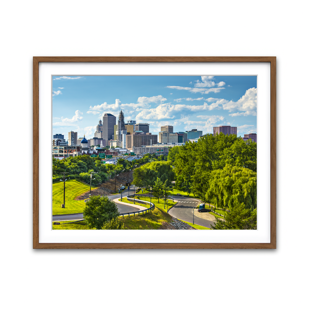 Framed Print 4x3 Walnut