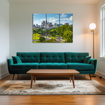 AUTO-MOCKUP ROOM | Hartford Downtown Cityscape