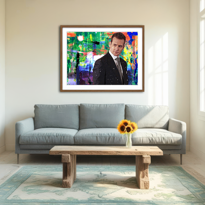 AUTO-MOCKUP ROOM | Harvey Specter Wall Art