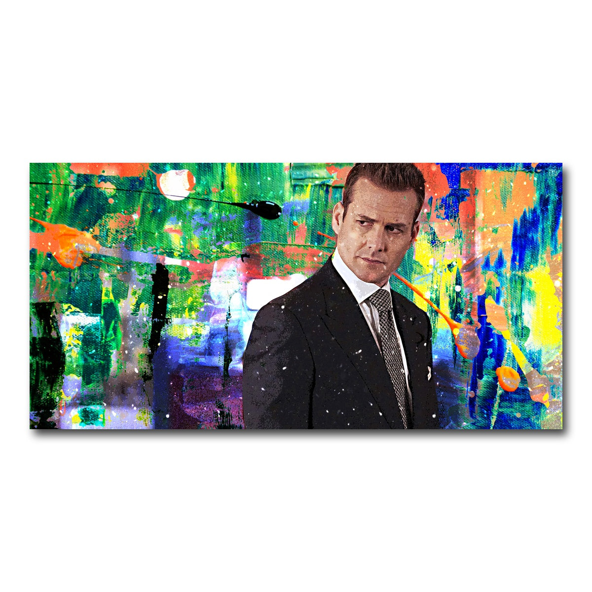 AUTO-MOCKUP WHITE | Harvey Specter | 1 Piece | Gallery Wrap Canvas | group=2x1