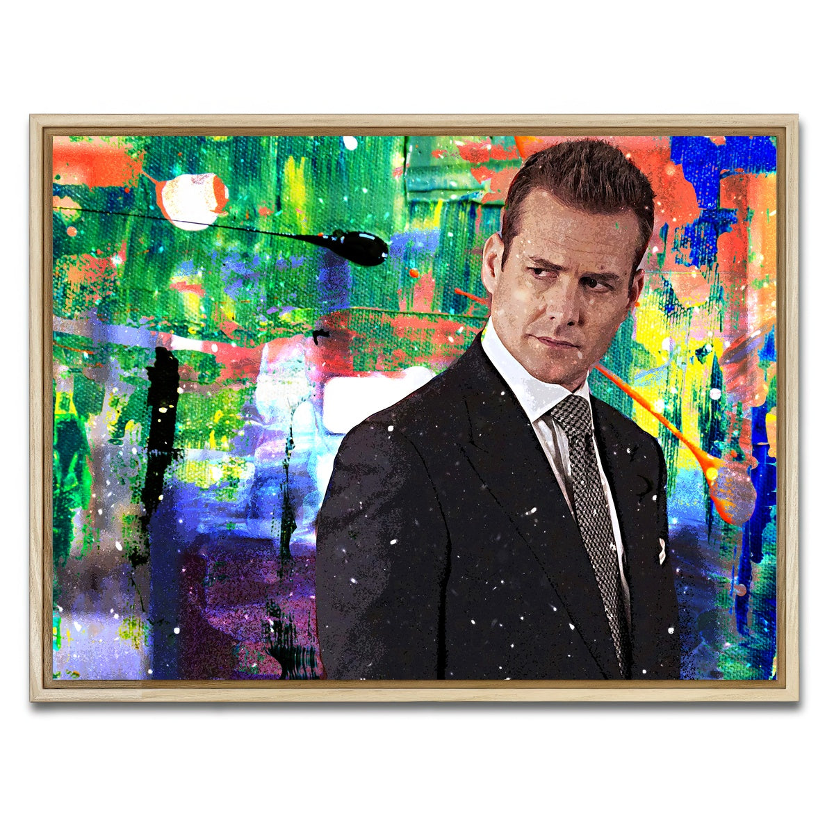 AUTO-MOCKUP WHITE | Harvey Specter | 1 Piece | Natural Framed Canvas | group=4x3
