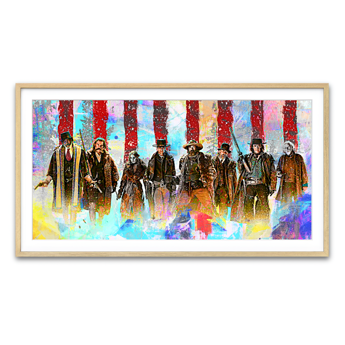 Framed Print 2x1 Natural