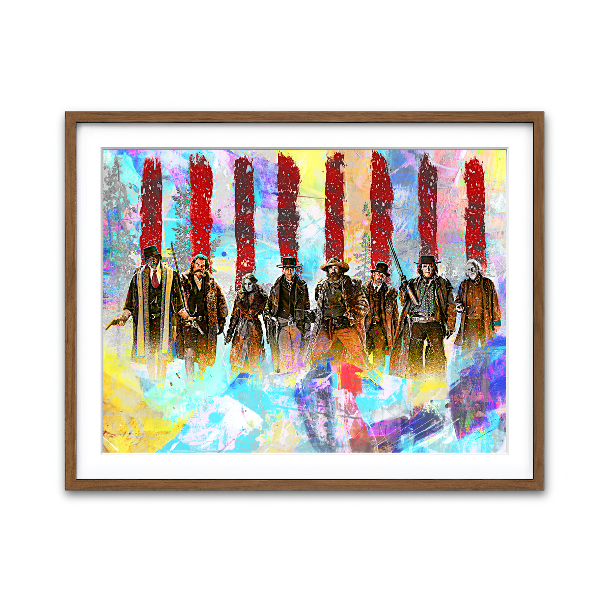 Framed Print 4x3 Walnut