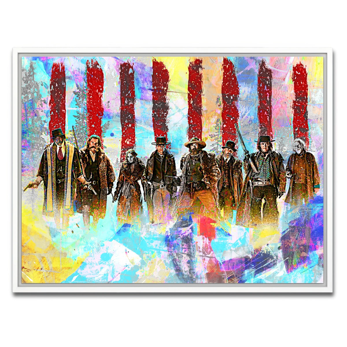 AUTO-MOCKUP WHITE | Hateful Eight | 1 Piece | White Framed Canvas | group=4x3
