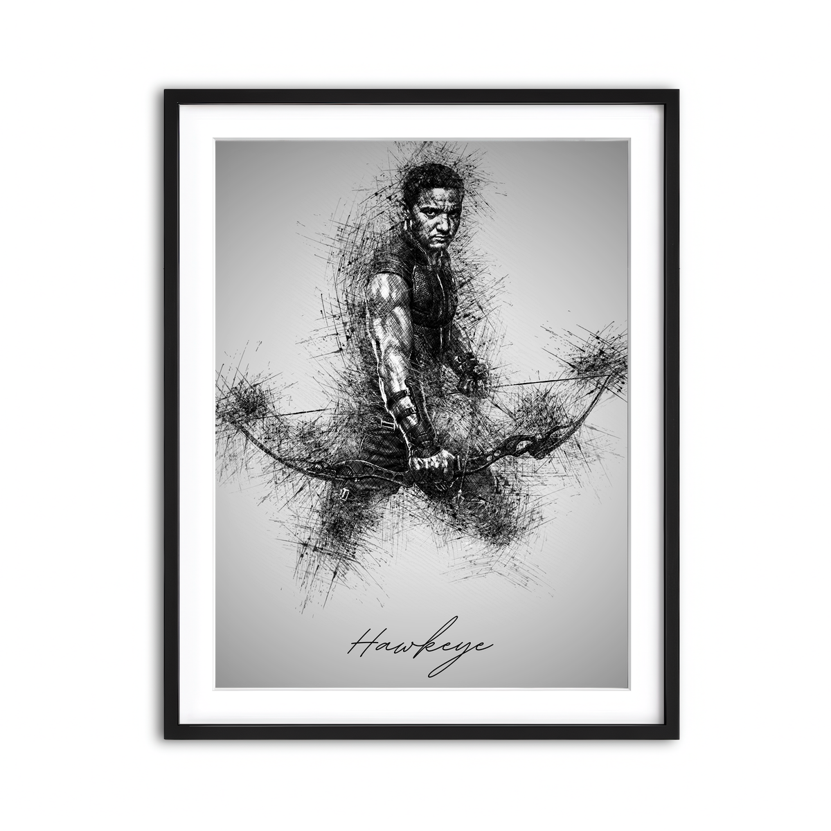 Framed Print 3x4 Black