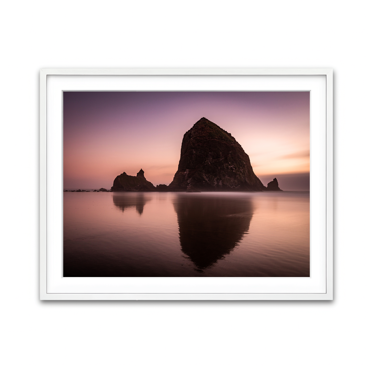 Framed Print 4x3 White