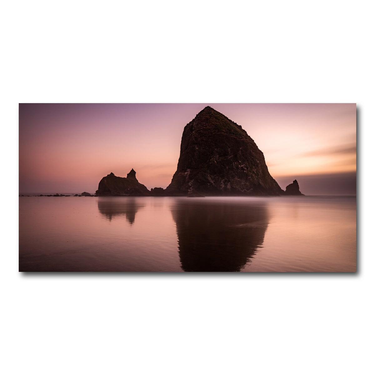 AUTO-MOCKUP WHITE | Haystack Rock | 1 Piece | Gallery Wrap Canvas | group=2x1