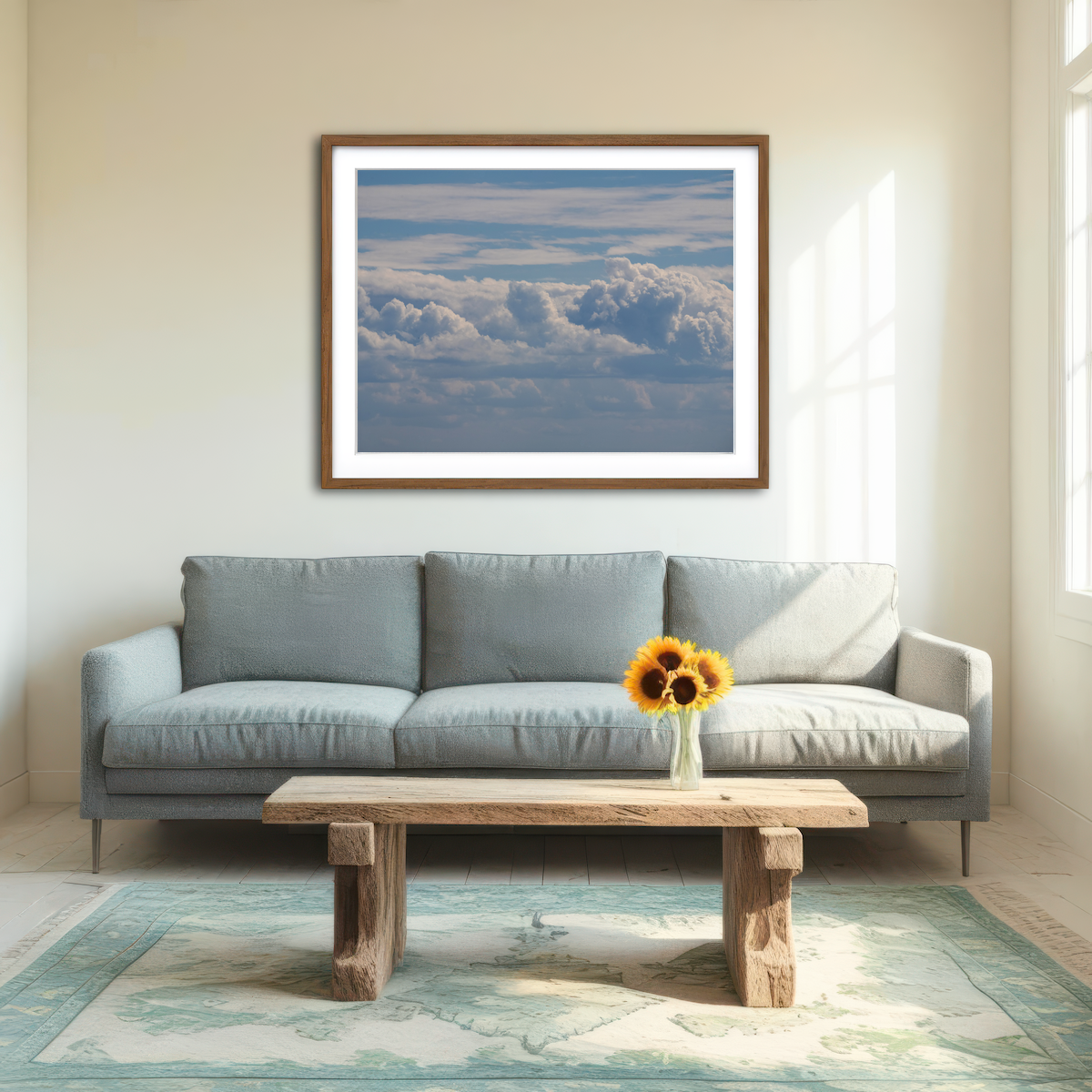 AUTO-MOCKUP ROOM | Head in the Clouds Wall Art