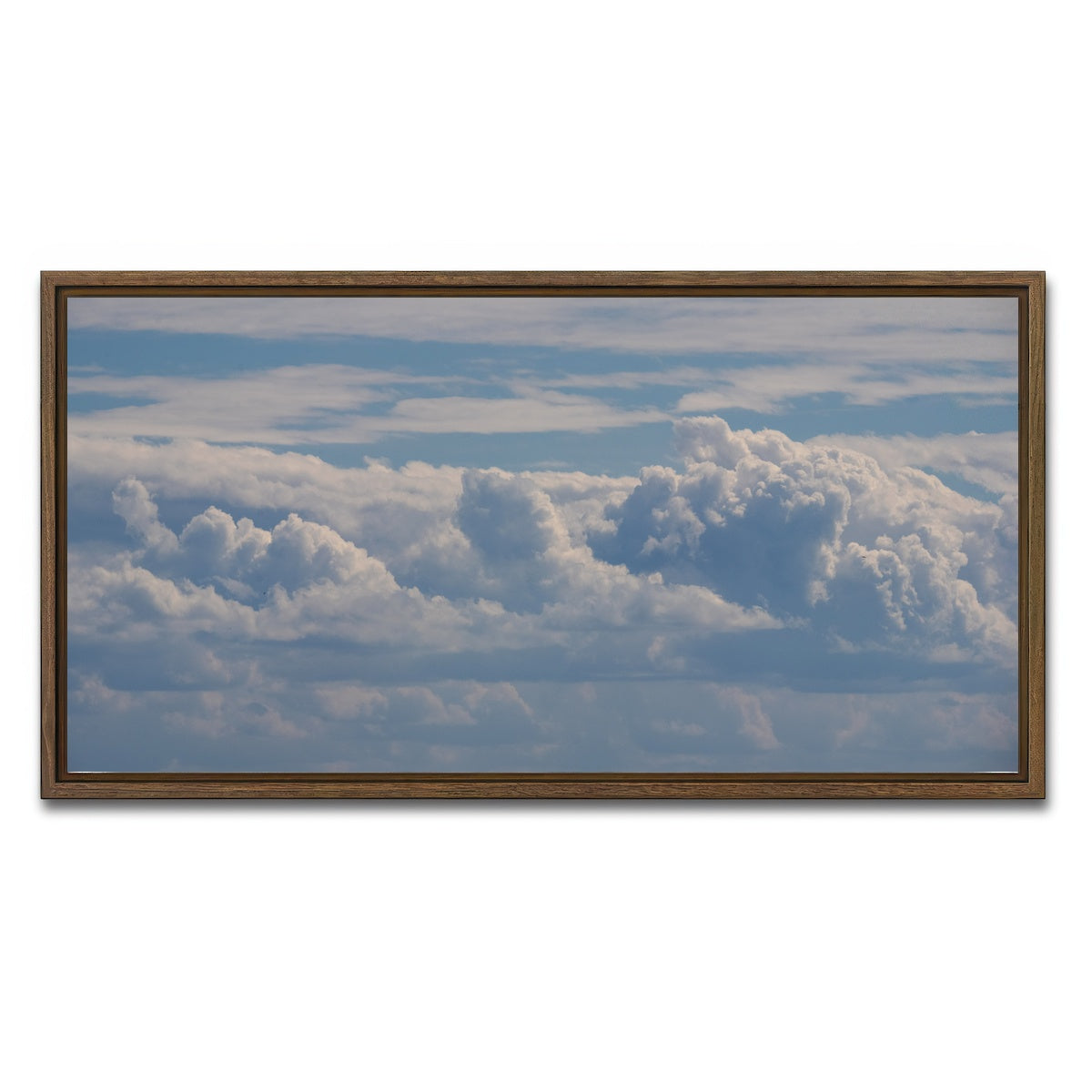 AUTO-MOCKUP WHITE | Head in the Clouds | 1 Piece | Walnut Framed Canvas | group=2x1