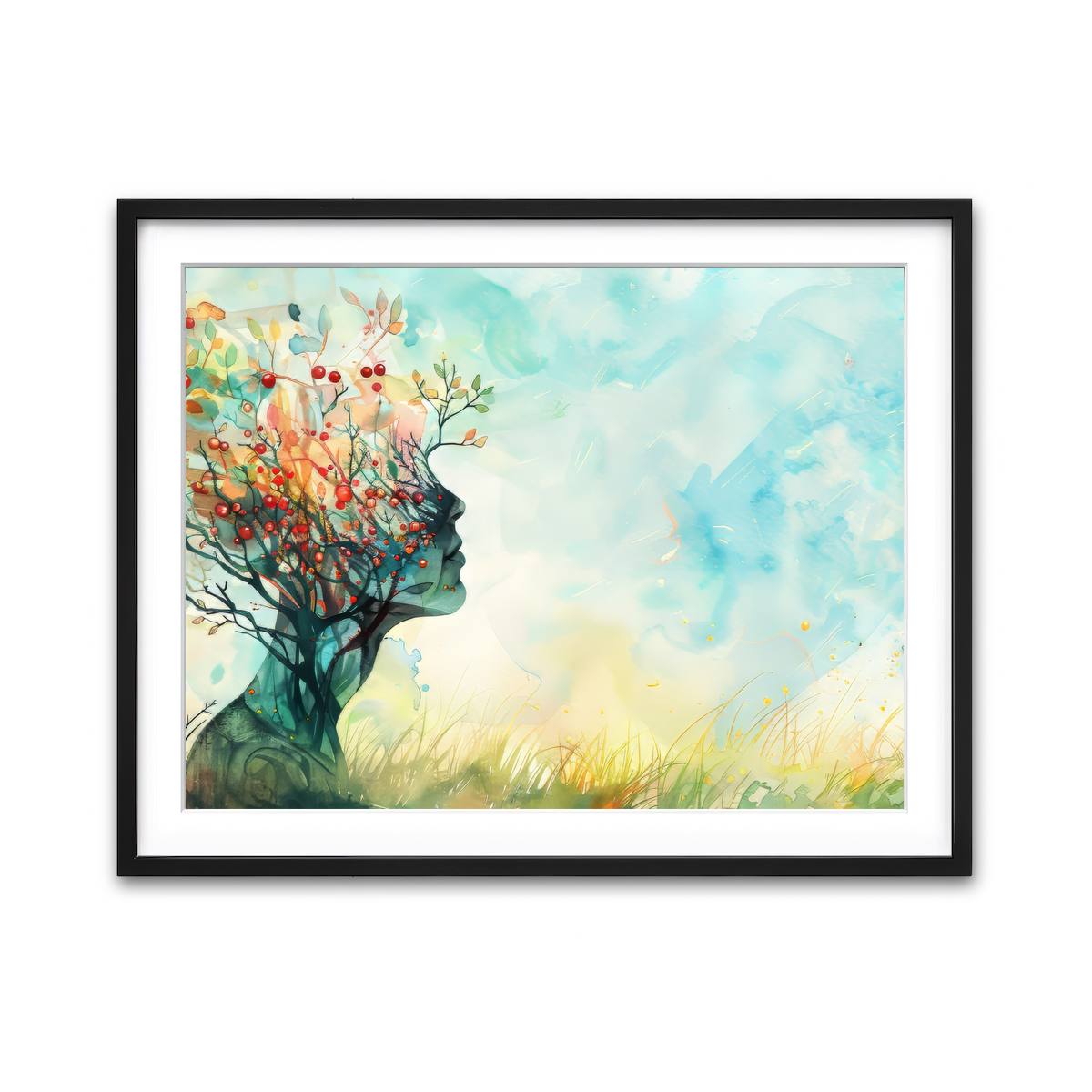 Framed Print 4x3 Black