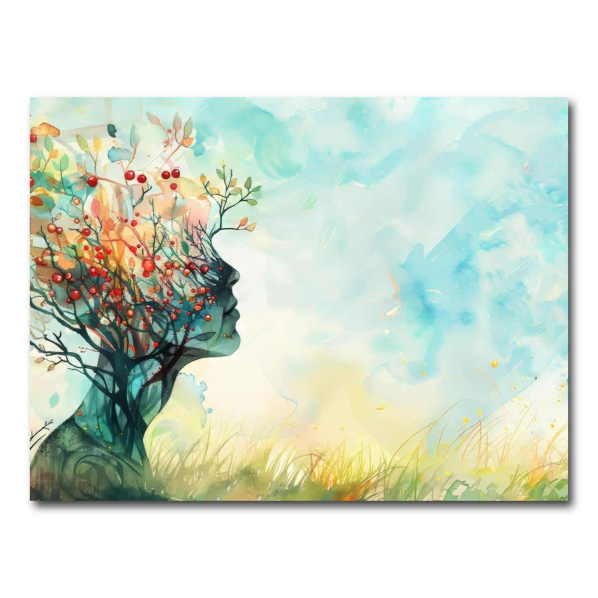 AUTO-MOCKUP WHITE | Healing Mind | 1 Piece | Gallery Wrap Canvas | group=4x3