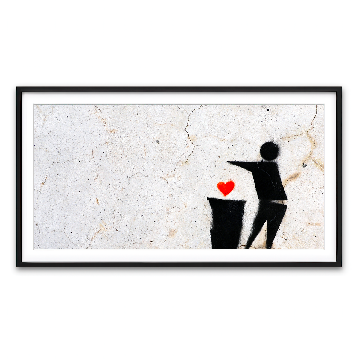 Framed Print 2x1 Black