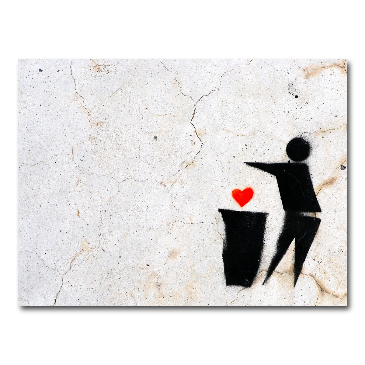 AUTO-MOCKUP WHITE | Heart to Trash | 1 Piece | Gallery Wrap Canvas | group=4x3