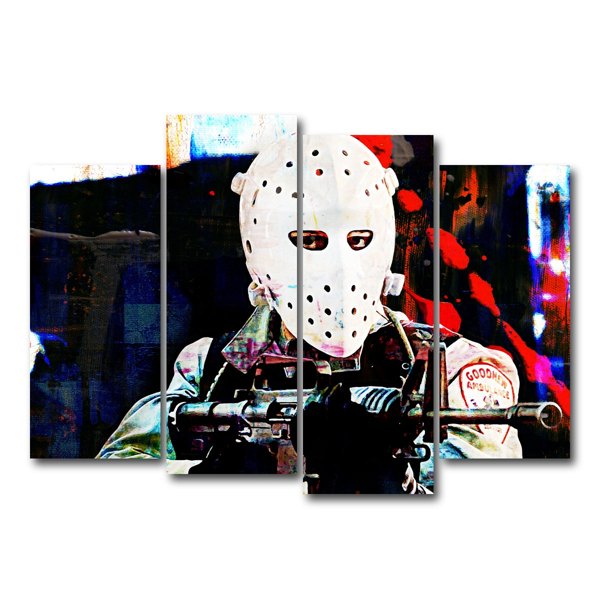 AUTO-MOCKUP WHITE | Heat - The Heist | 4 Piece | Gallery Wrap Canvas | group=4_normal