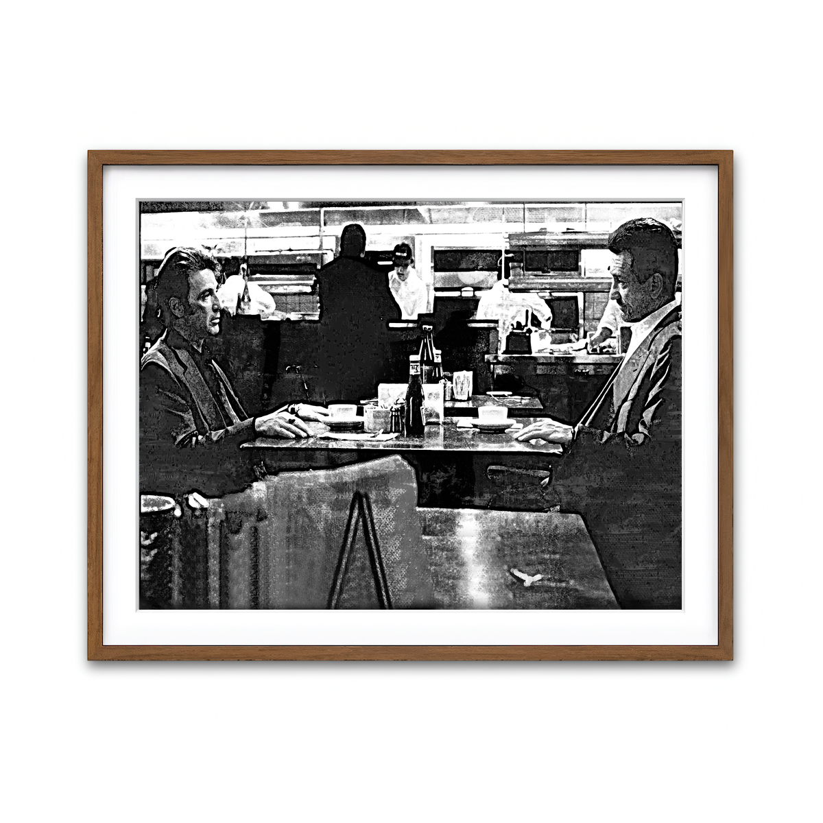 Framed Print 4x3 Walnut