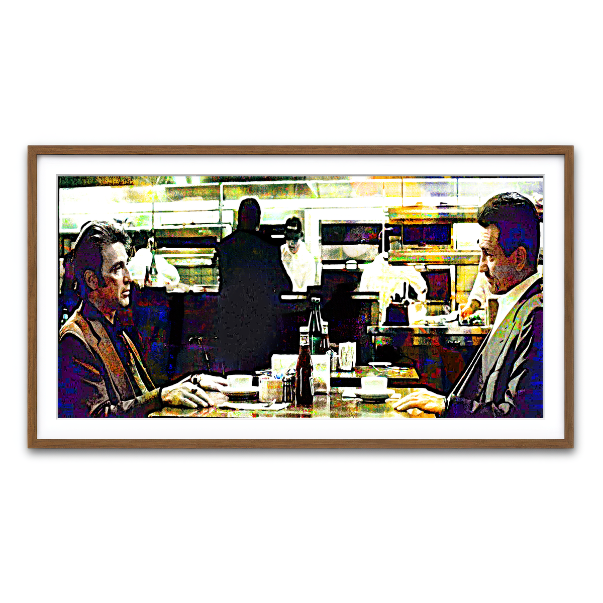 Framed Print 2x1 Walnut