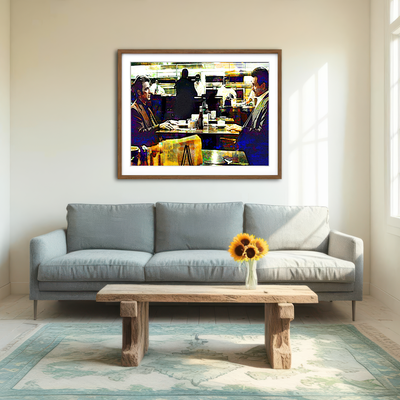 AUTO-MOCKUP ROOM | Heat - The Meeting Wall Art