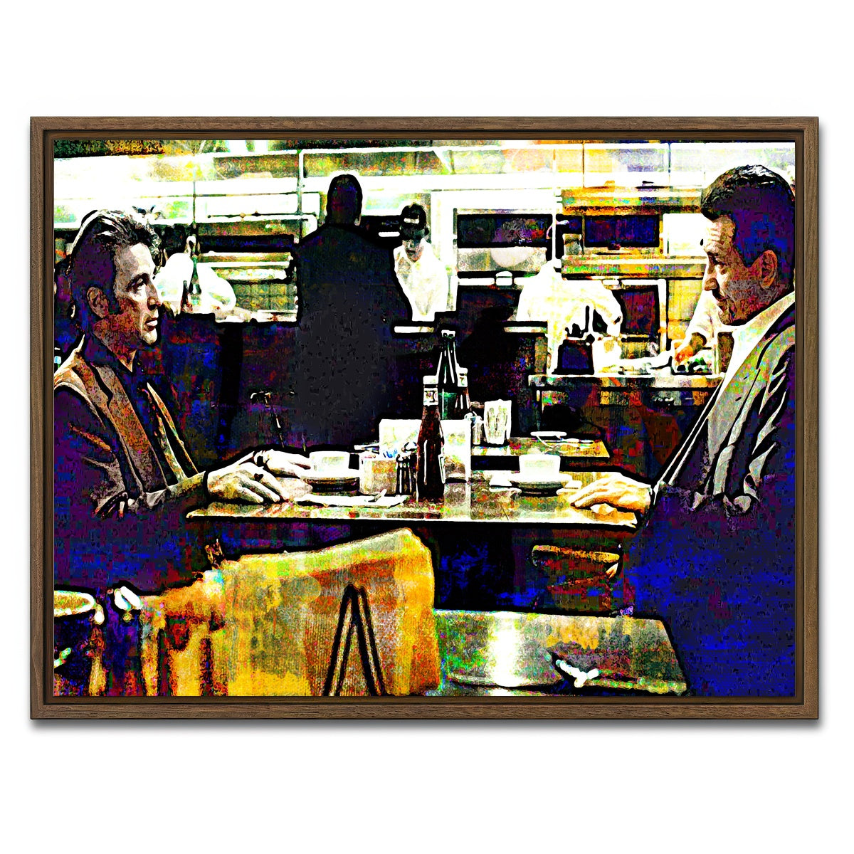 AUTO-MOCKUP WHITE | Heat - The Meeting | 1 Piece | Walnut Framed Canvas | group=4x3