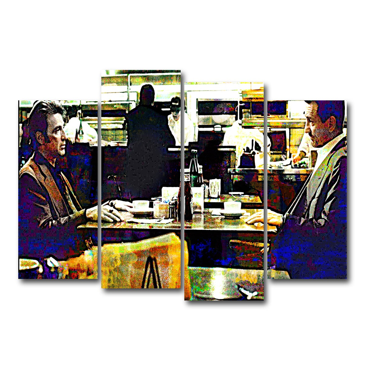 AUTO-MOCKUP WHITE | Heat - The Meeting | 4 Piece | Gallery Wrap Canvas | group=4_normal