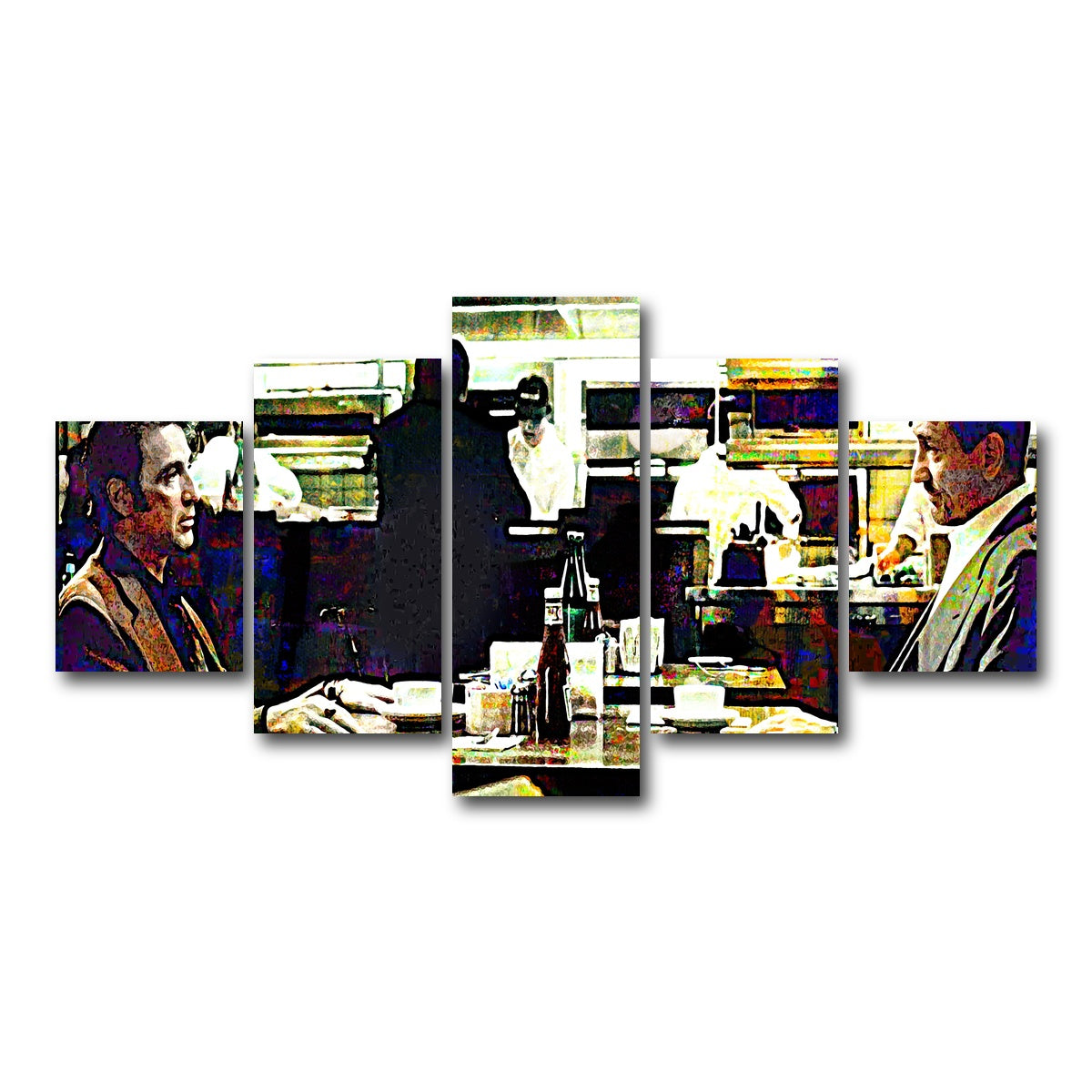 AUTO-MOCKUP WHITE | Heat - The Meeting | 5 Piece | Gallery Wrap Canvas | group=5_short