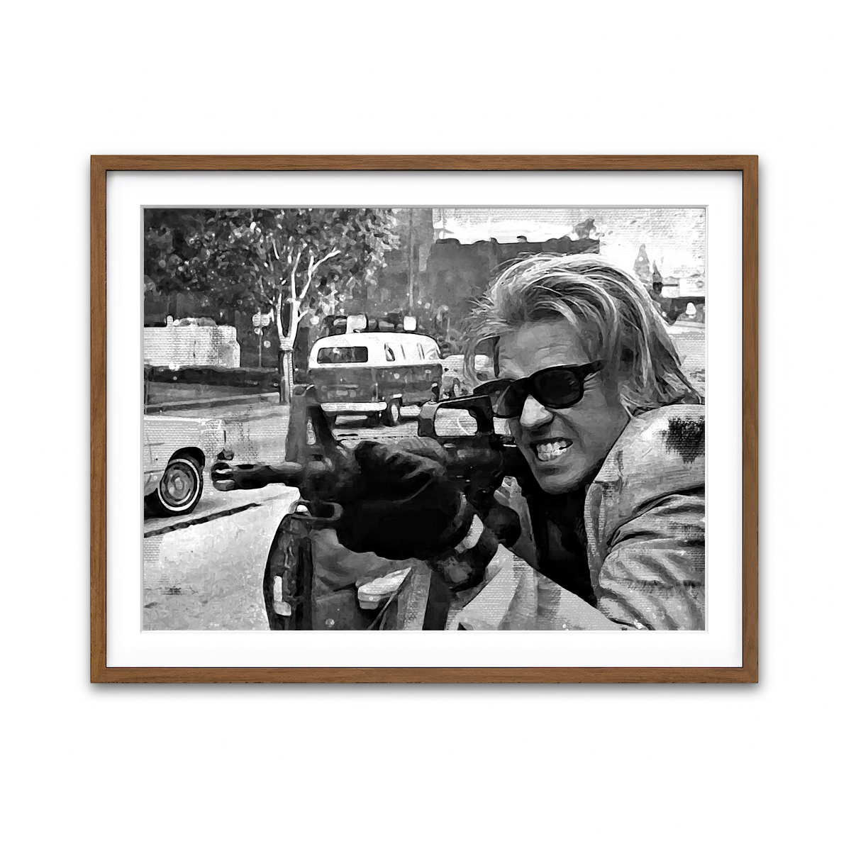 Framed Print 4x3 Walnut