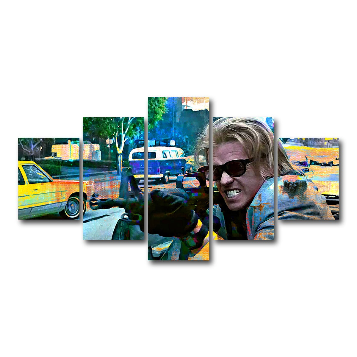 AUTO-MOCKUP WHITE | Heat | 5 Piece | Gallery Wrapped | group=5_short