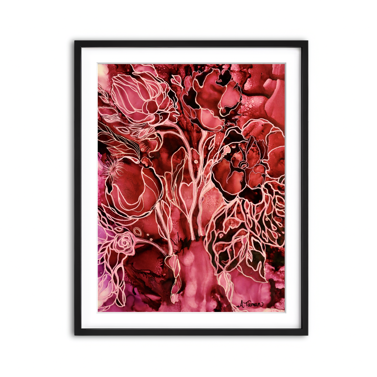 Framed Print 3x4 Black