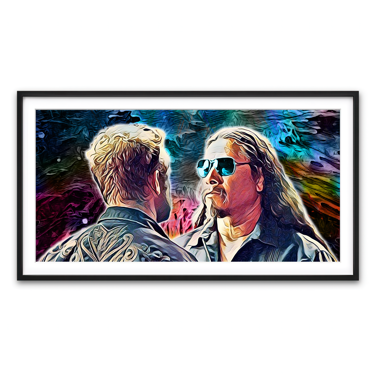 Framed Print 2x1 Black