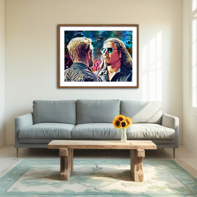 AUTO-MOCKUP ROOM | Hell or High Water Wall Art