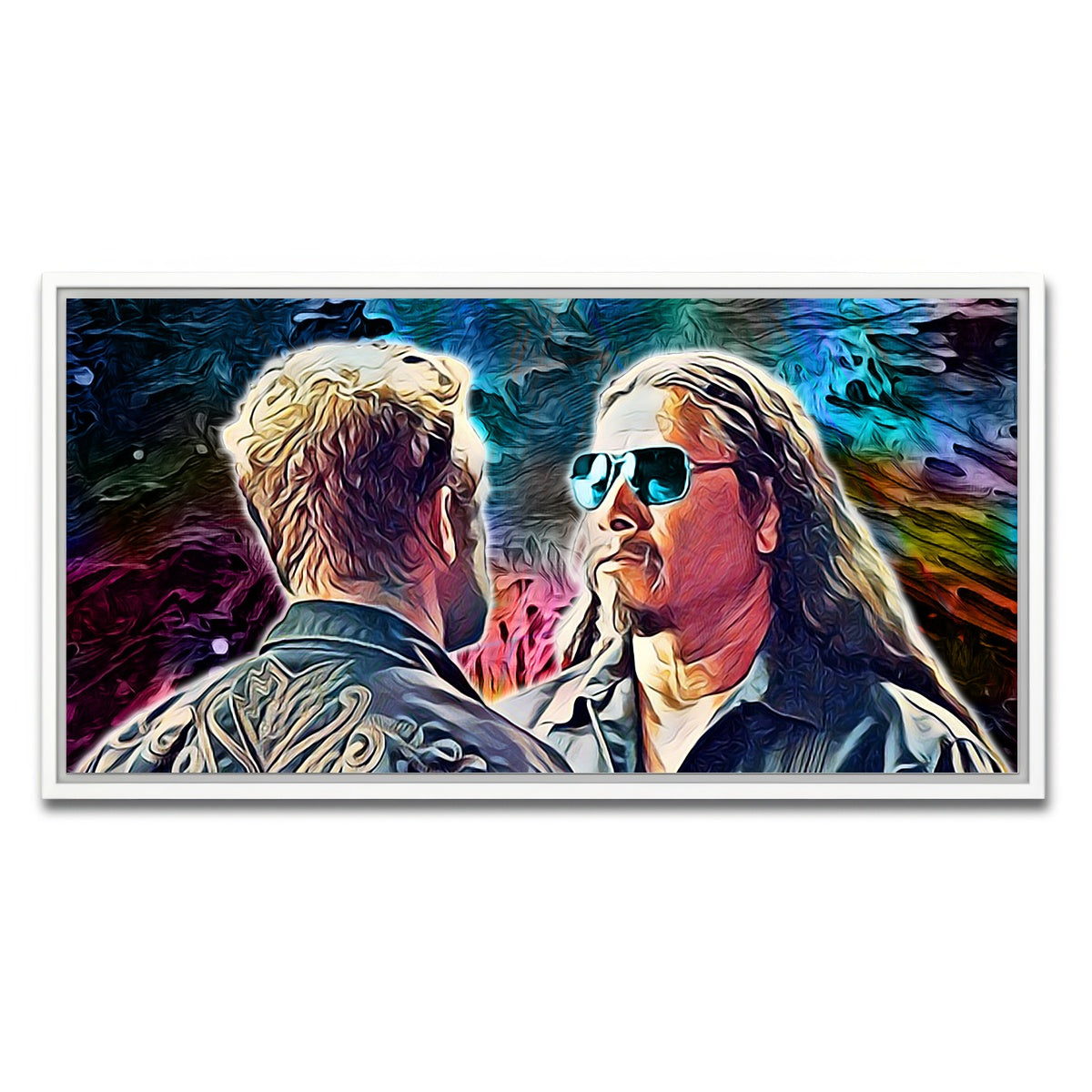AUTO-MOCKUP WHITE | Hell or High Water | 1 Piece | White Framed Canvas | group=2x1