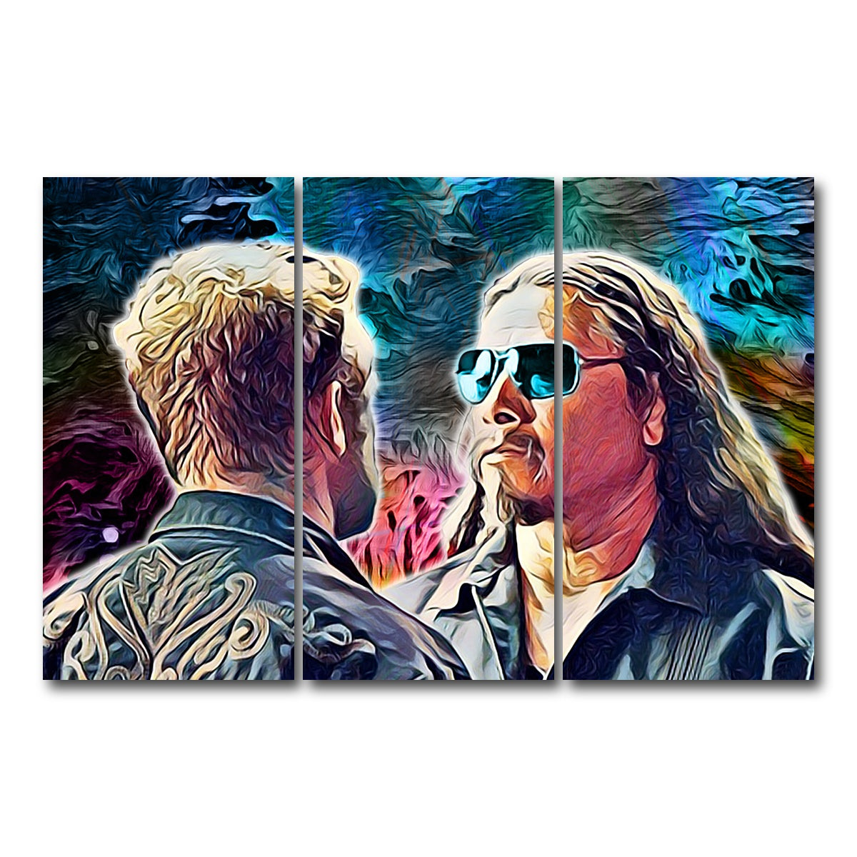 AUTO-MOCKUP WHITE | Hell or High Water | 3 Piece | Gallery Wrap Canvas | group=12x24