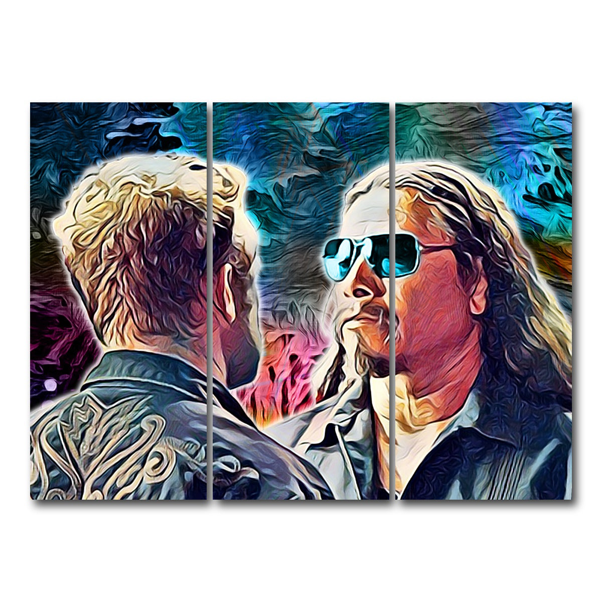 AUTO-MOCKUP WHITE | Hell or High Water | 3 Piece | Gallery Wrap Canvas | group=8x18