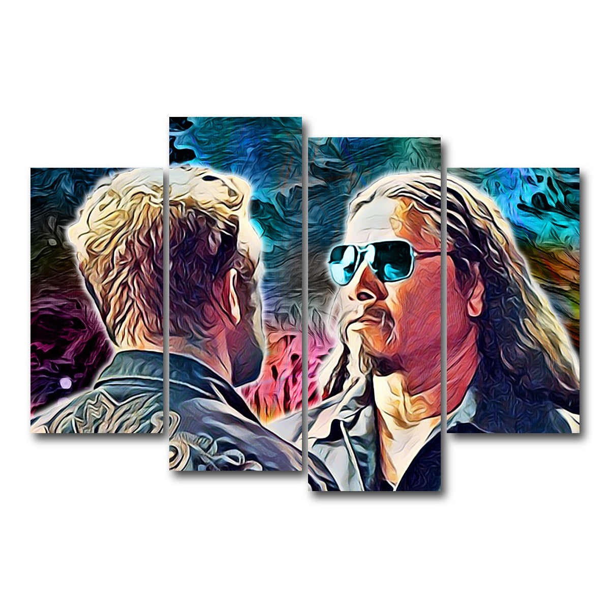 AUTO-MOCKUP WHITE | Hell or High Water | 4 Piece | Gallery Wrap Canvas | group=4_short