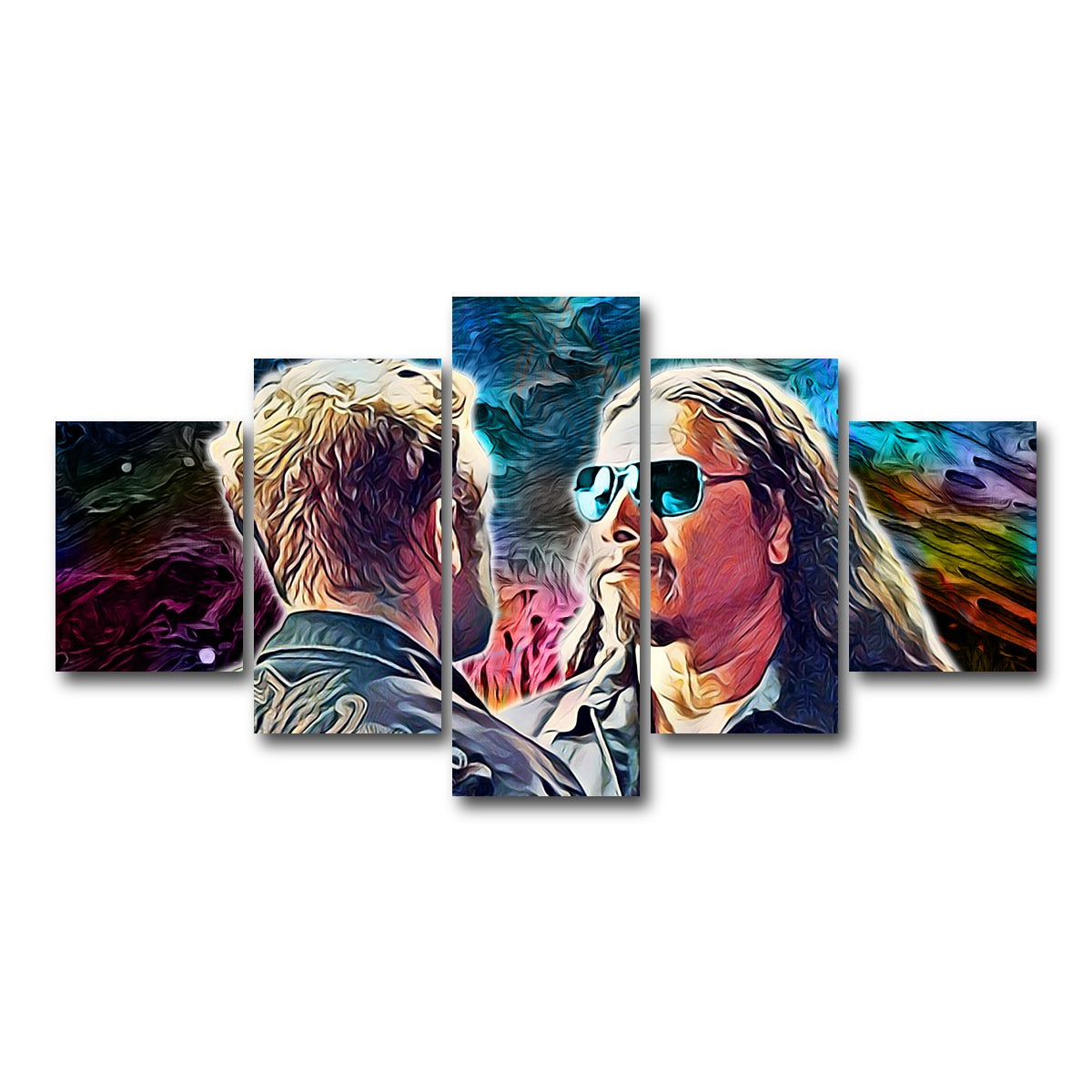 AUTO-MOCKUP WHITE | Hell or High Water | 5 Piece | Gallery Wrap Canvas | group=5_short