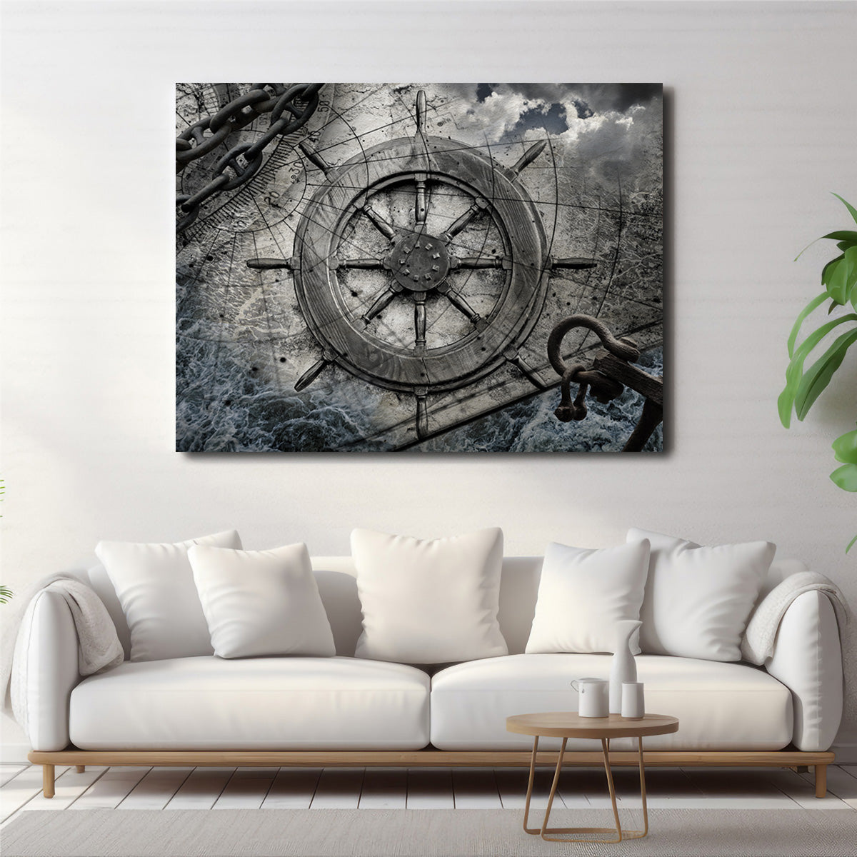 Helm and Chains Wall Art