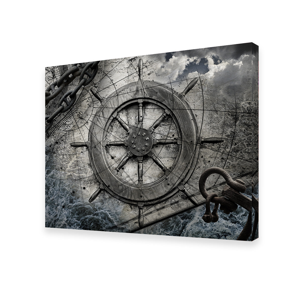 Helm and Chains Wall Art