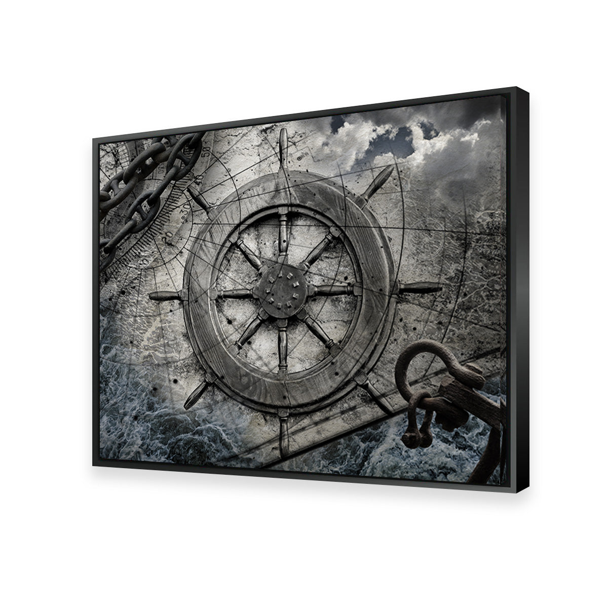 Helm and Chains Wall Art