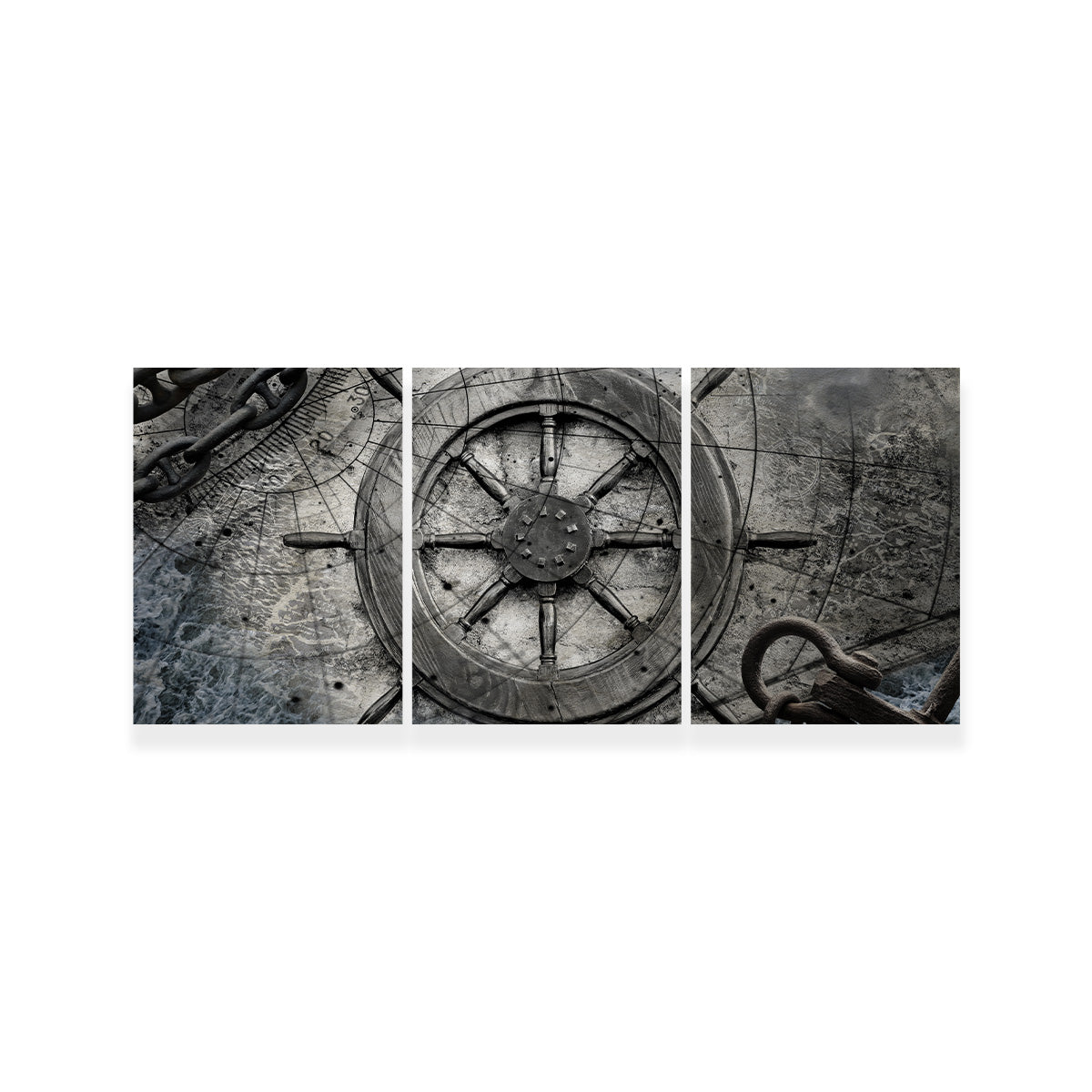 Helm and Chains Wall Art