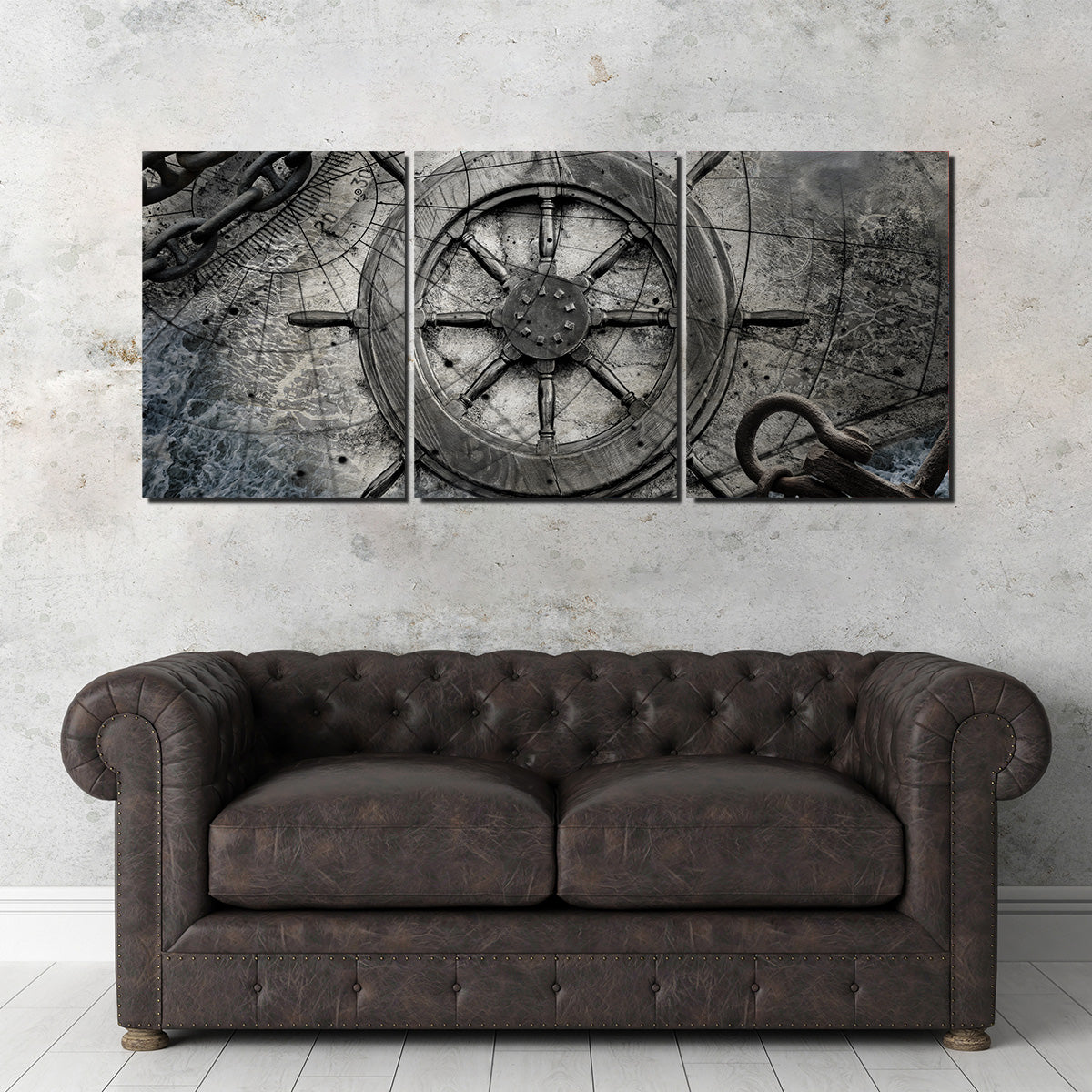 Helm and Chains Wall Art