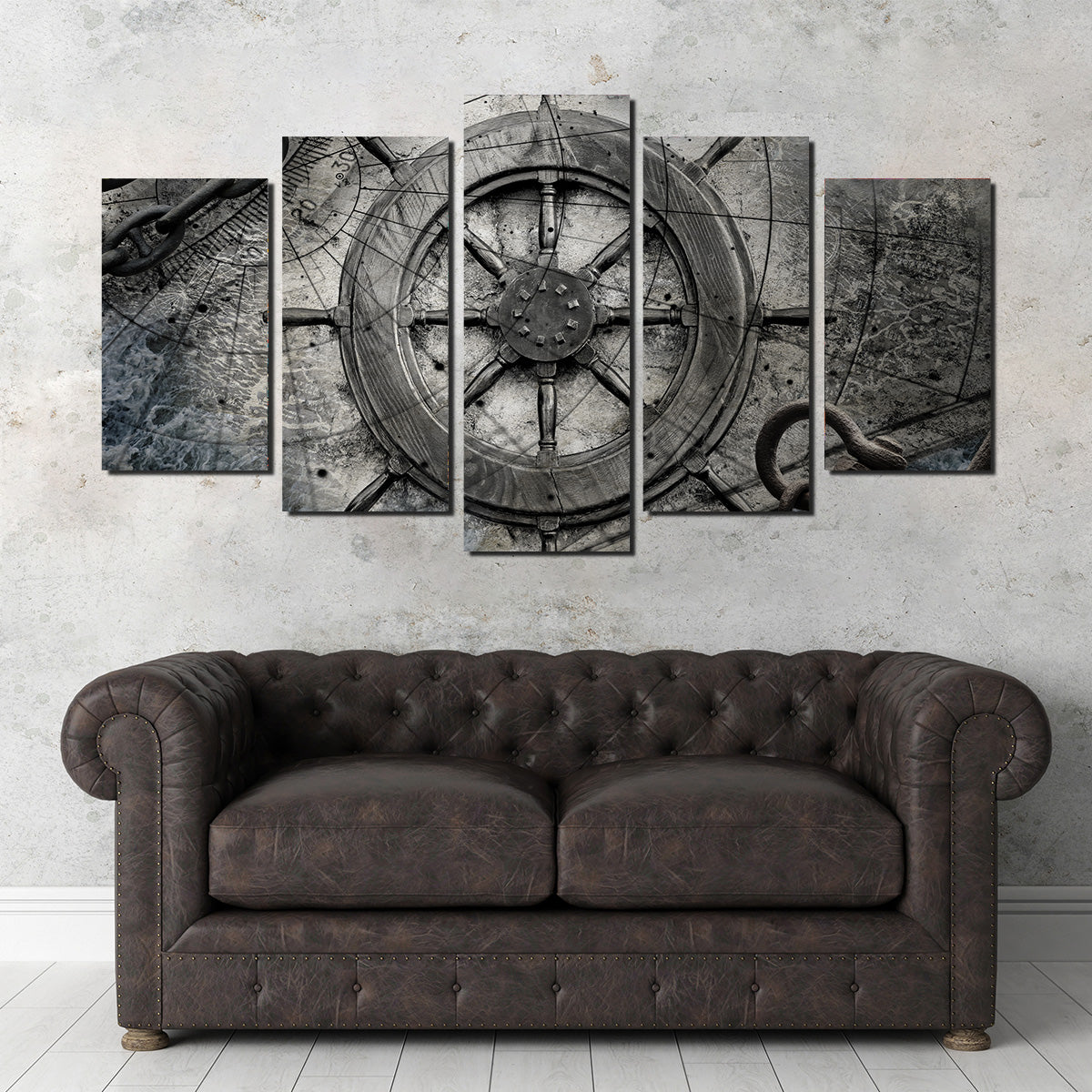 Helm and Chains Wall Art