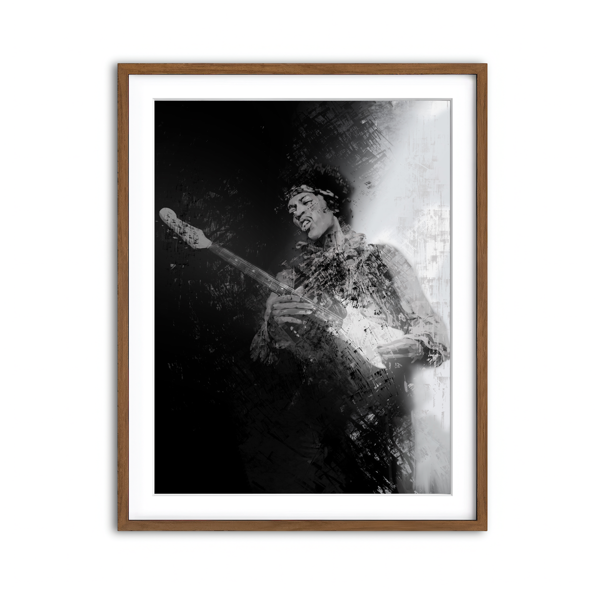 Framed Print 3x4 Walnut