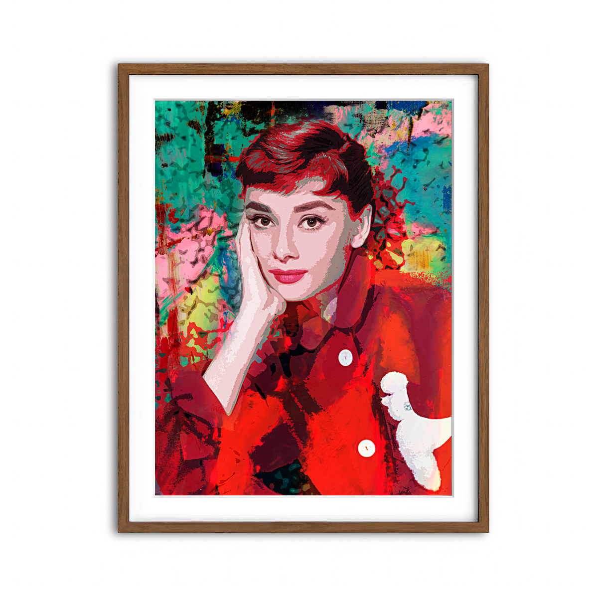 Framed Print 3x4 Walnut