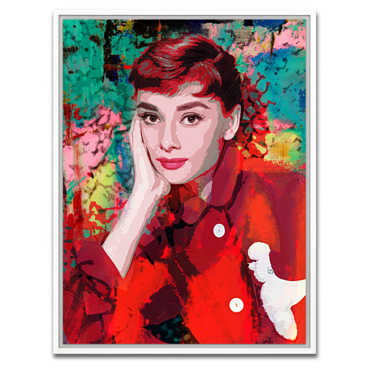 AUTO-MOCKUP WHITE | Hepburn | 1 Piece | White Framed Canvas | group=3x4