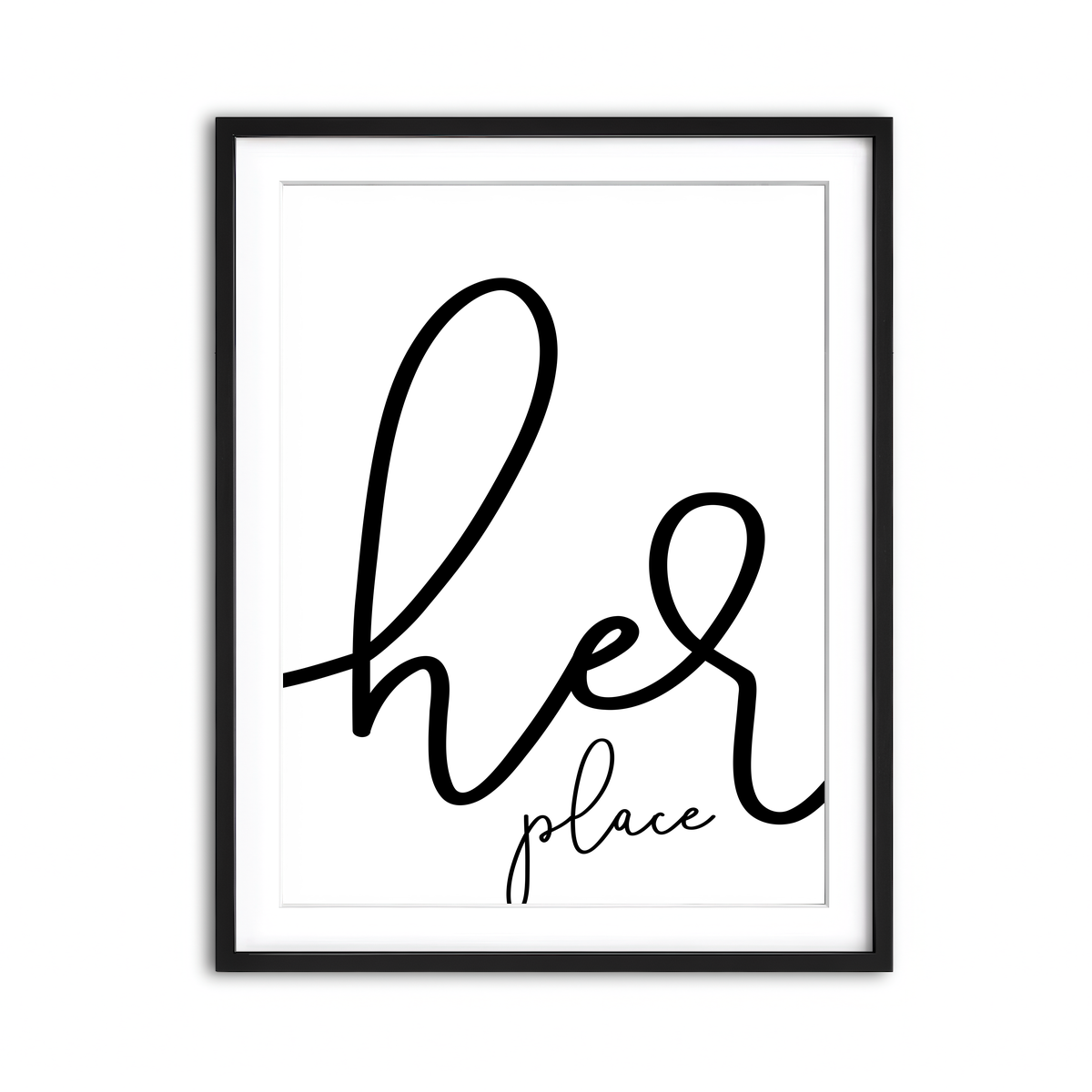 Framed Print 3x4 Black