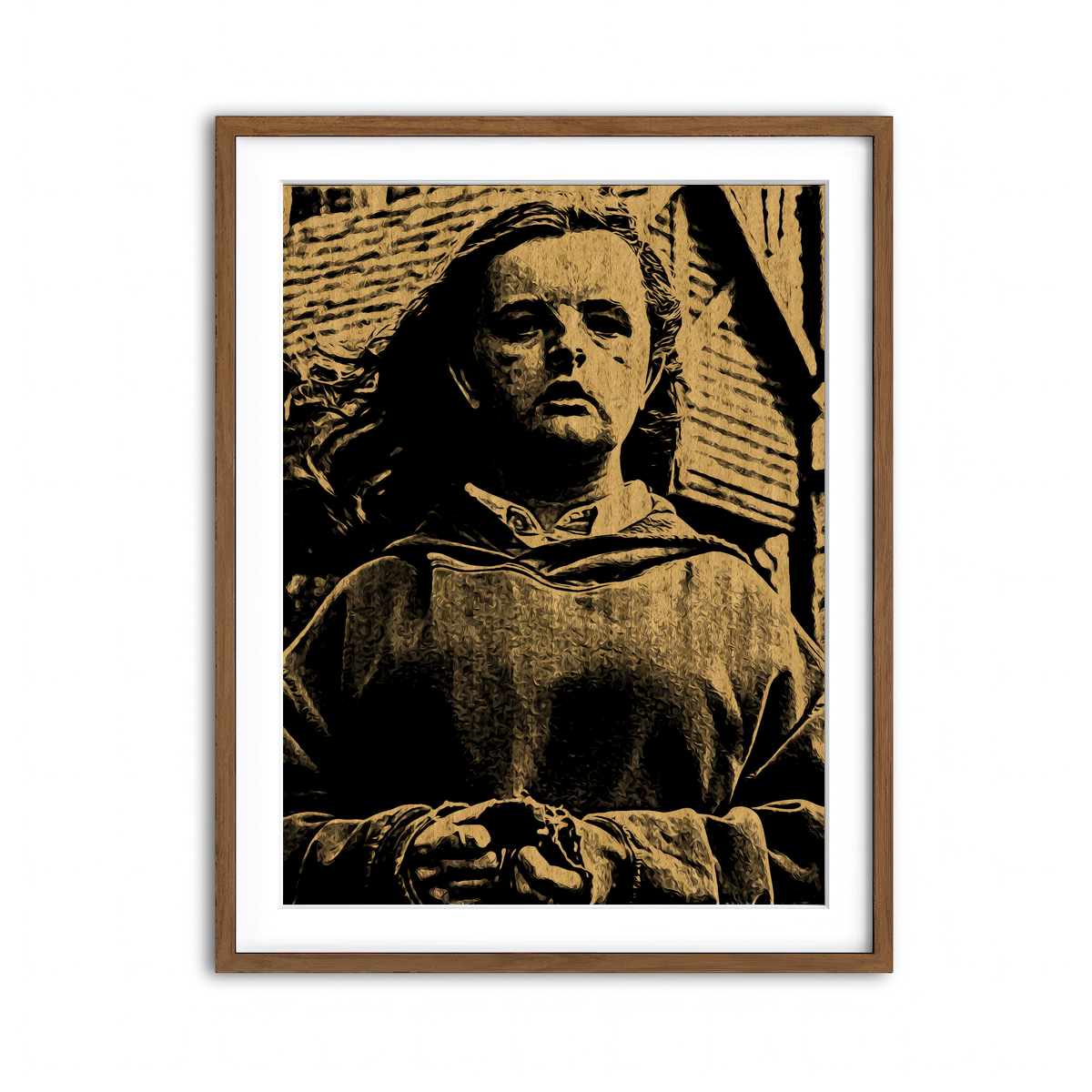 Framed Print 3x4 Walnut