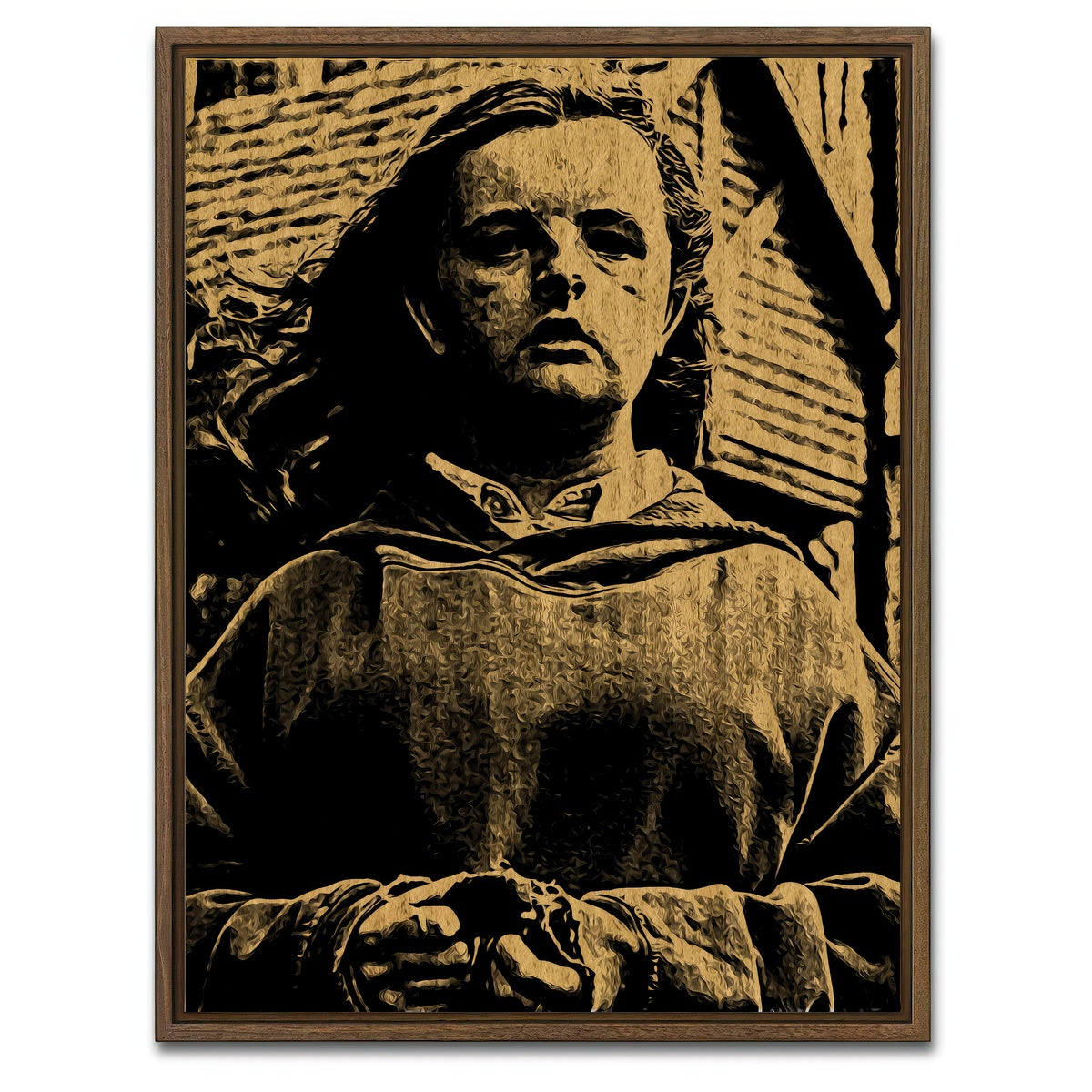 AUTO-MOCKUP WHITE | Hereditary - Charlie | 1 Piece | Walnut Framed Canvas | group=3x4