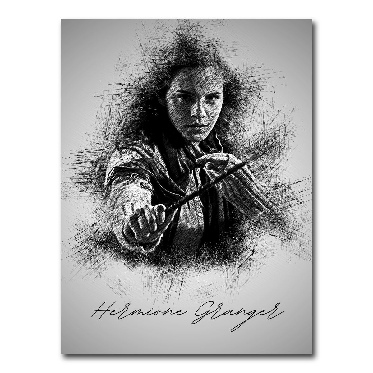 AUTO-MOCKUP WHITE | Hermione Granger | 1 Piece | Gallery Wrap Canvas | group=3x4