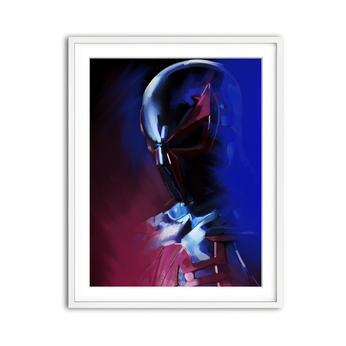 Framed Print 3x4 White